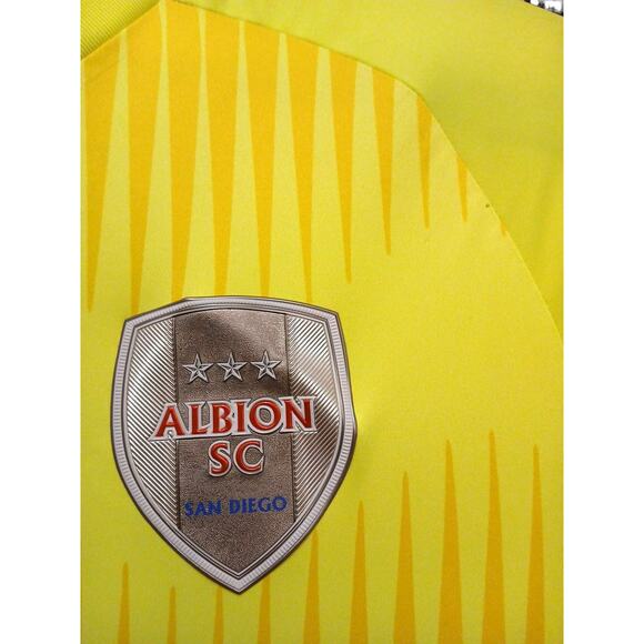 Capelli Goalkeeper Sport Shirt S Yellow Padded Arms Long Sleeve Albion San Diego - Picture 3 of 14